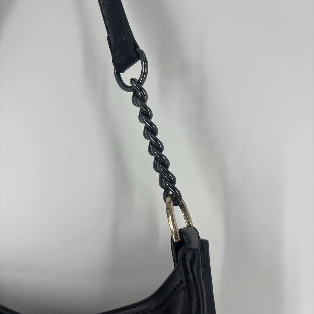 Spartina 449 Daufuskie Island Linen Leather Hobo Shoulder‎ Bag Purse Herringbone